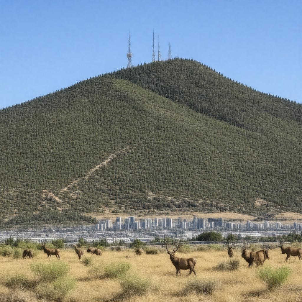 Click to view larger image AI-created image of Rattlesnake Mountain