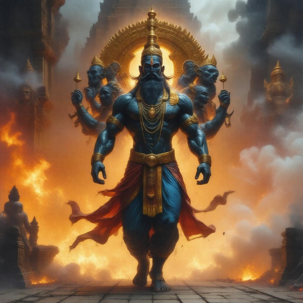 AI-created image of Ravana