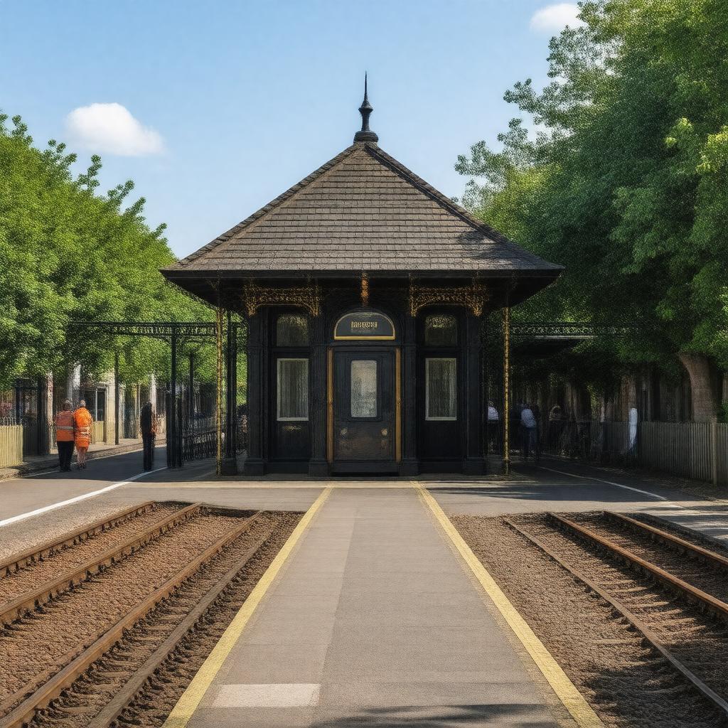 AI-created image of Ravensbourne railway station