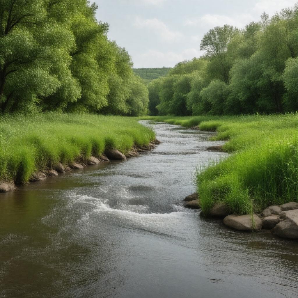 Click to view larger image AI-created image of Rawhide Creek