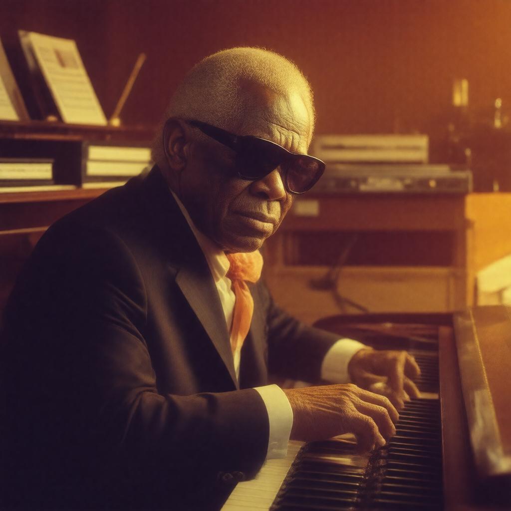 AI-created image of Ray Charles