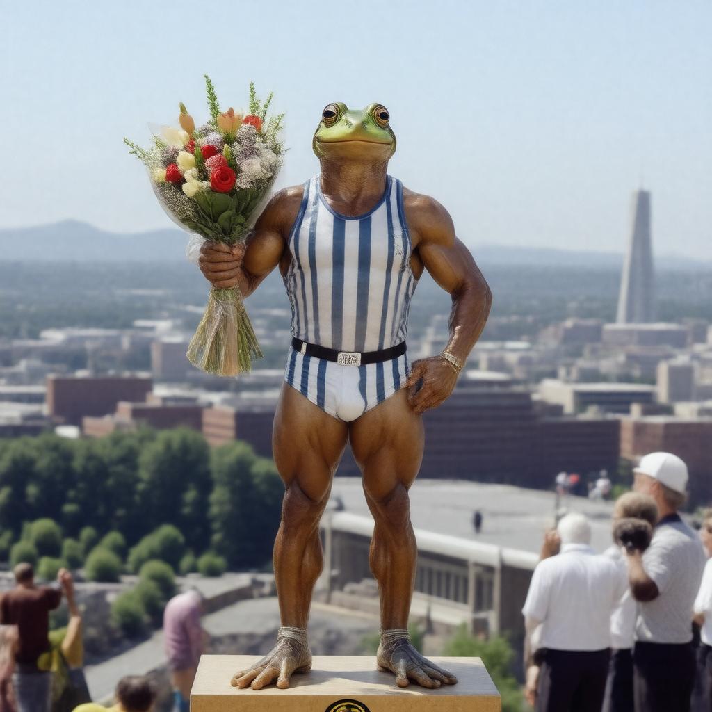 AI-created image of Ray Ewry