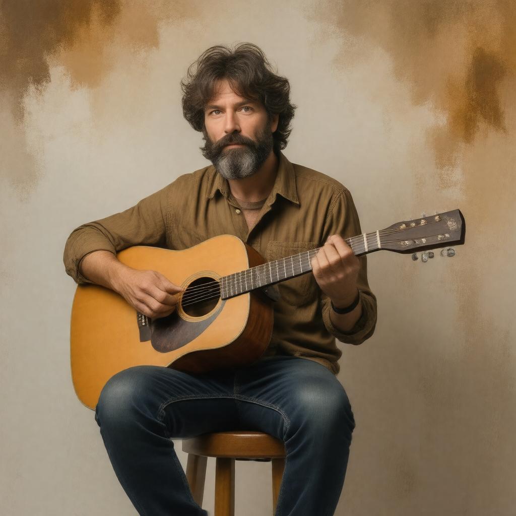 AI-created image of Ray LaMontagne