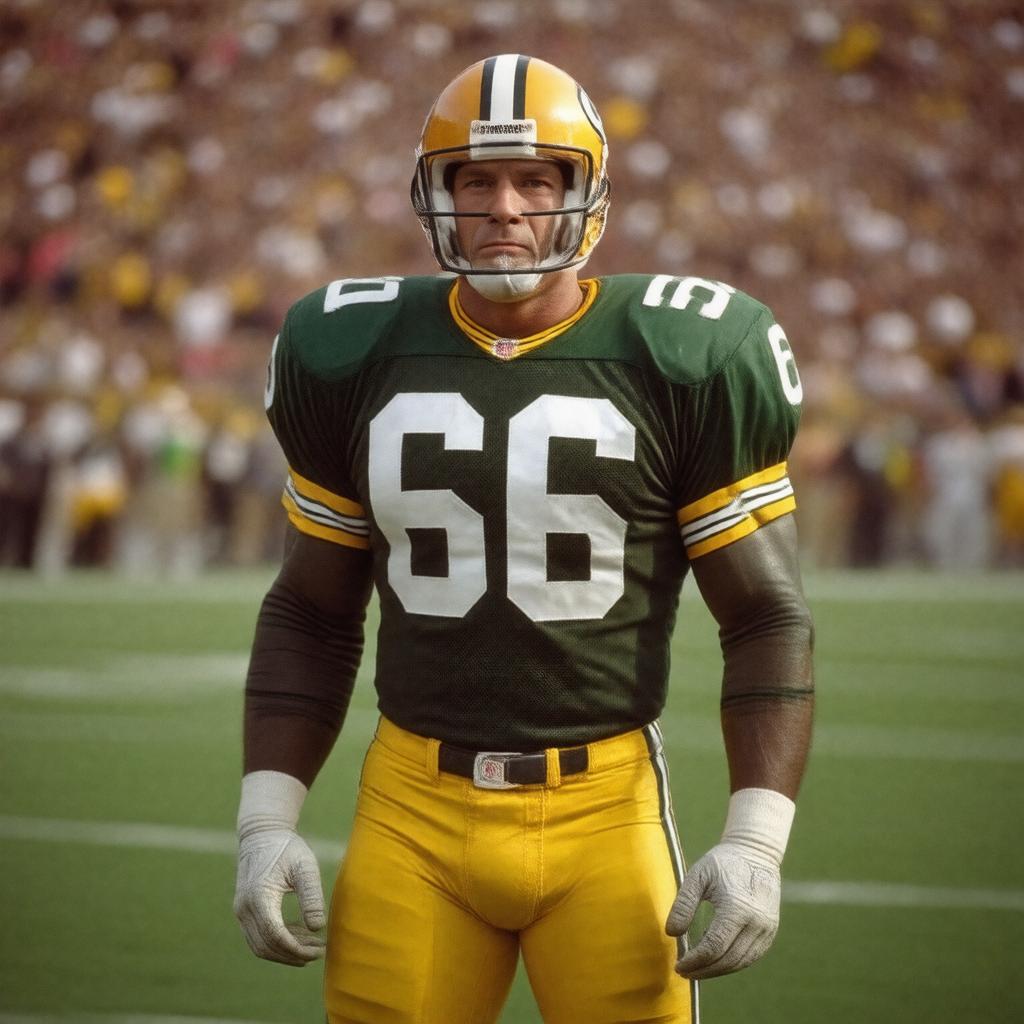 AI-created image of Ray Nitschke