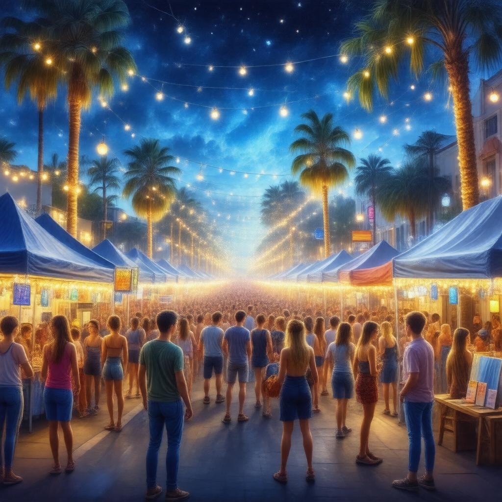 Click to view larger image AI-created image of Ray at Night Art Walk