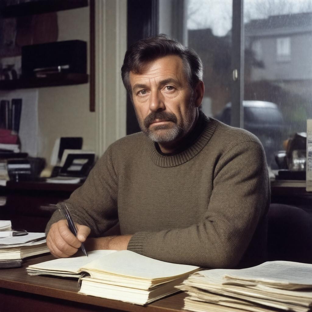 AI-created image of Raymond Carver