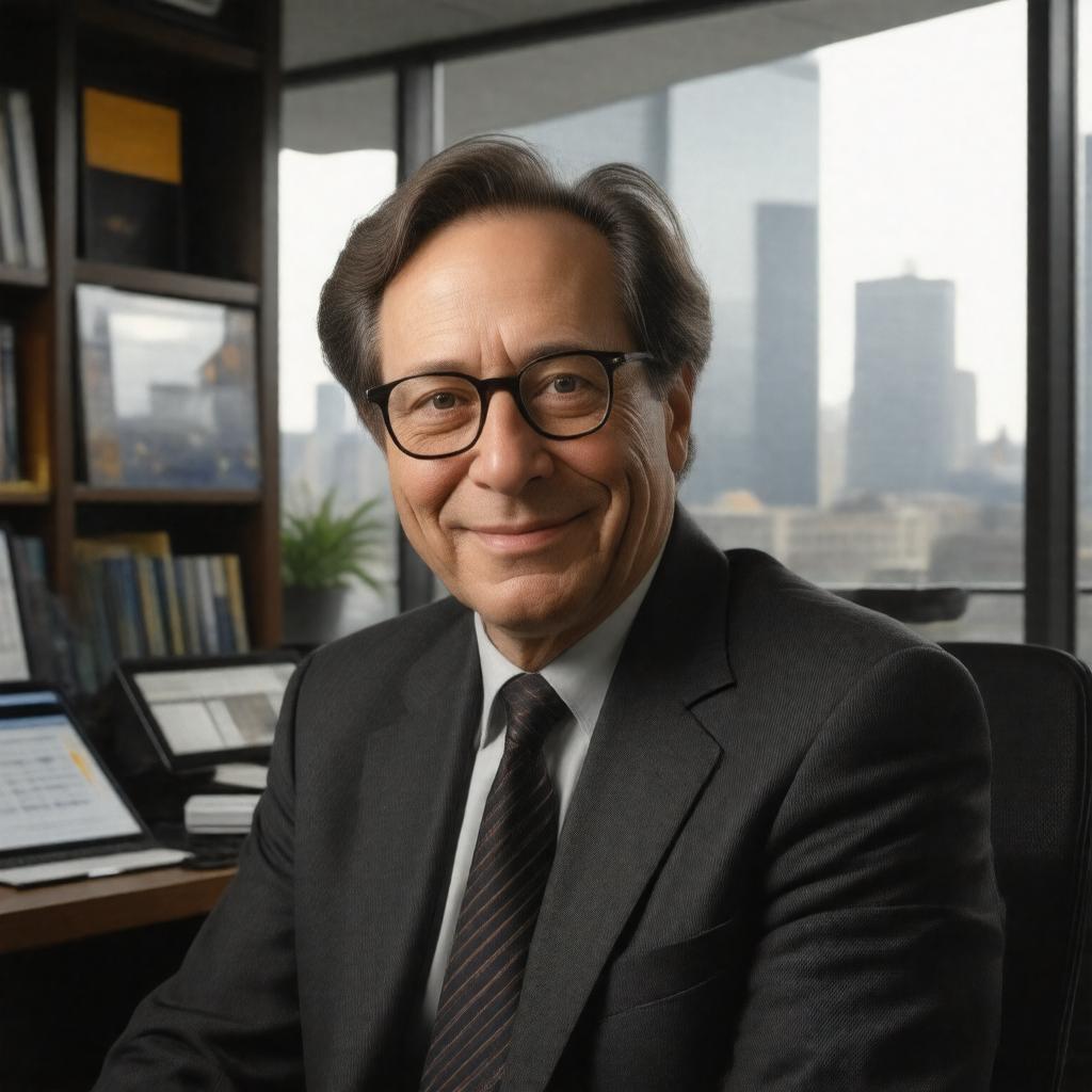AI-created image of Raymond Kurzweil