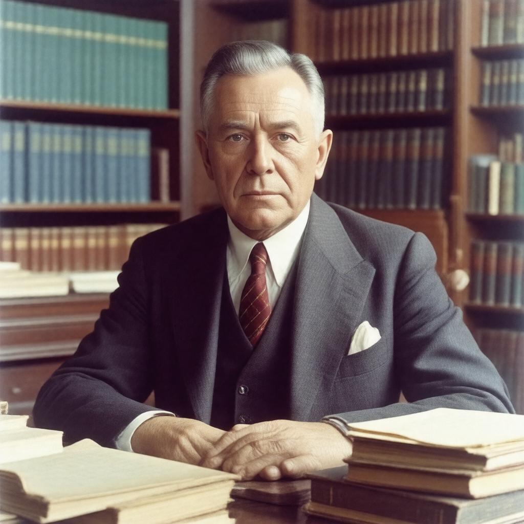 AI-created image of Raymond Moley