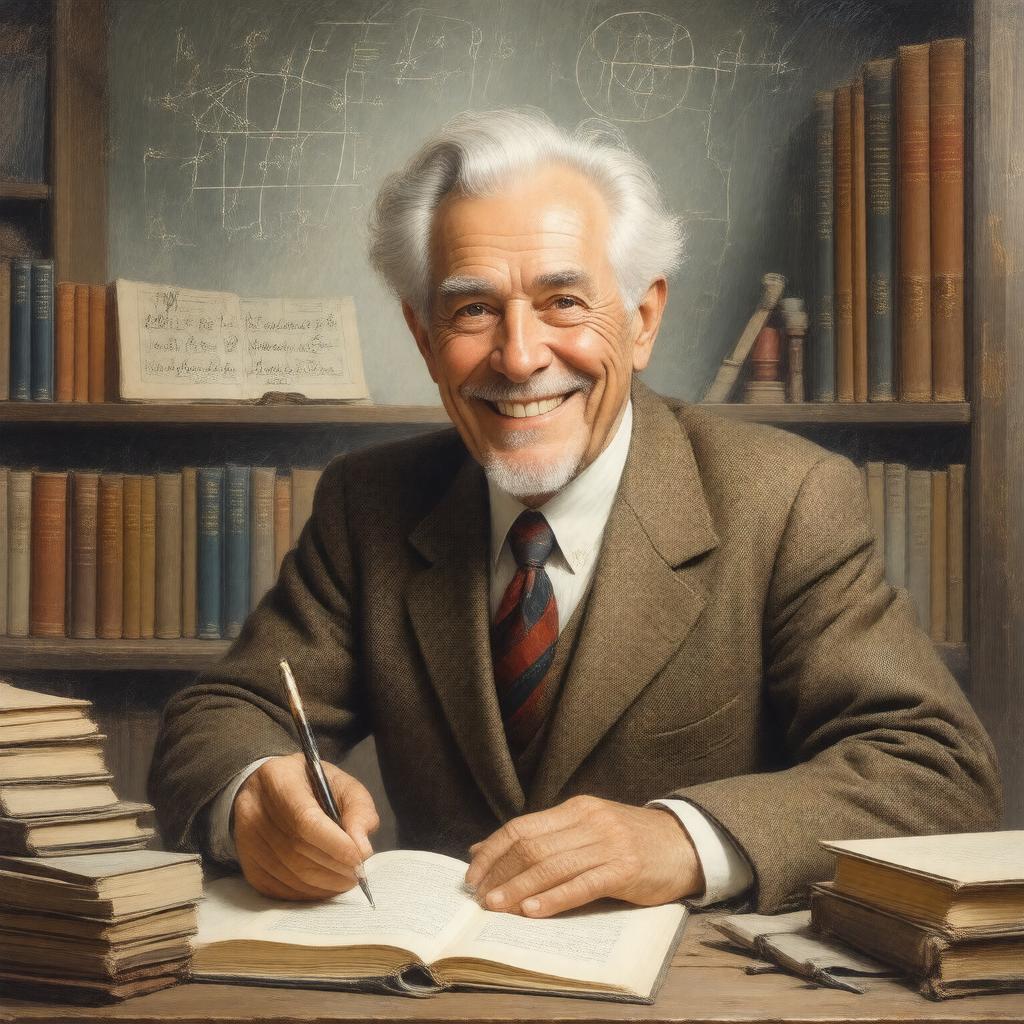 AI-created image of Raymond Smullyan