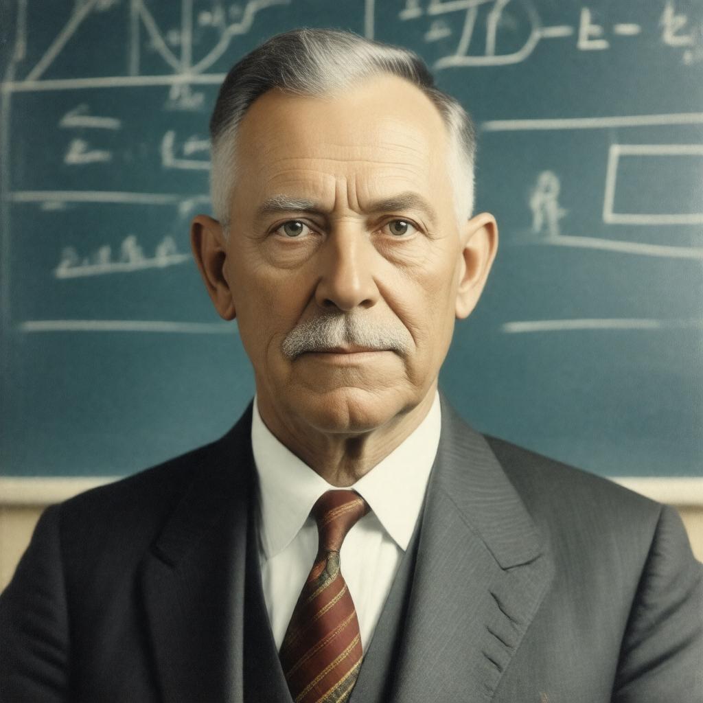 Click to view larger image AI-created image of Raymond Thayer Birge