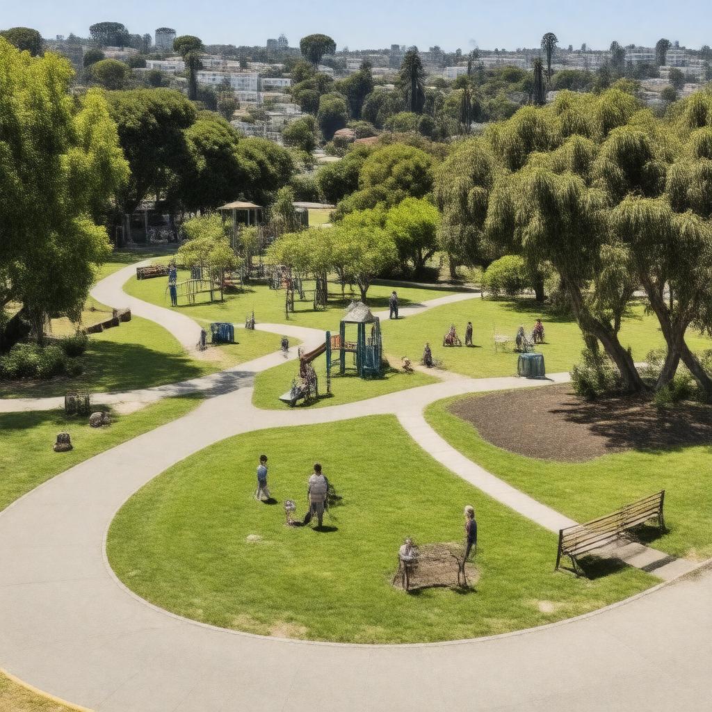 AI-created image of Raymond V. Mellone Park