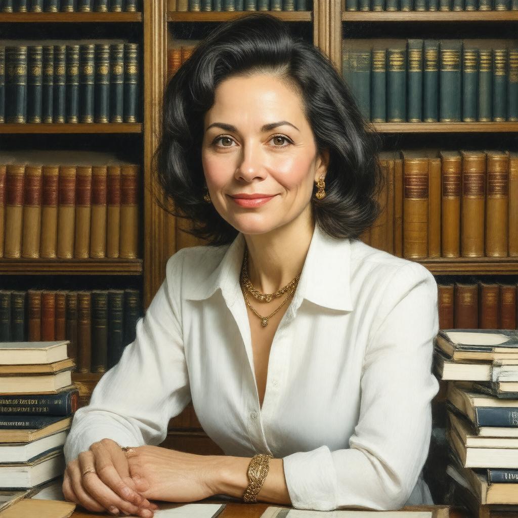 AI-created image of Rea S. Hederman