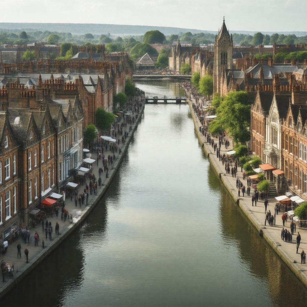 AI-created image of Reading, Berkshire, England