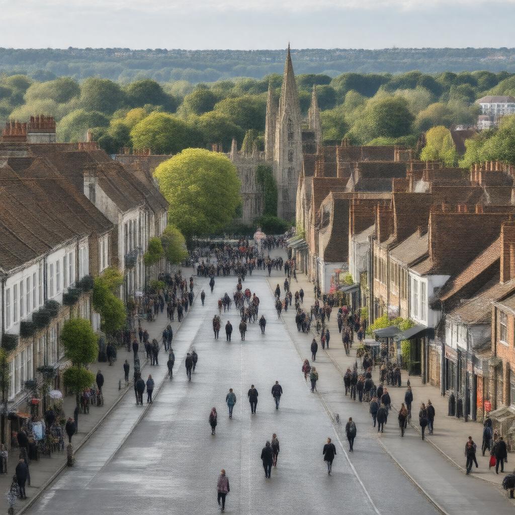 AI-created image of Reading, England