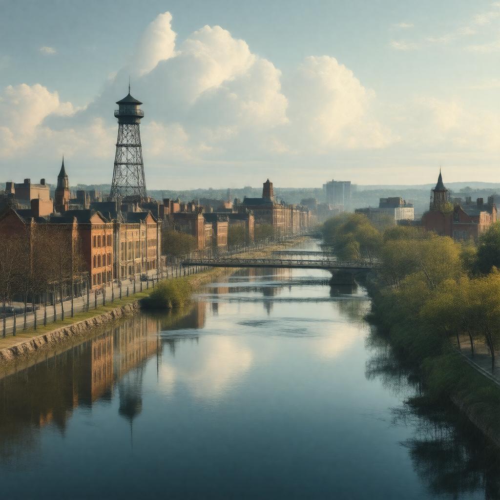 AI-created image of Reading, Pennsylvania