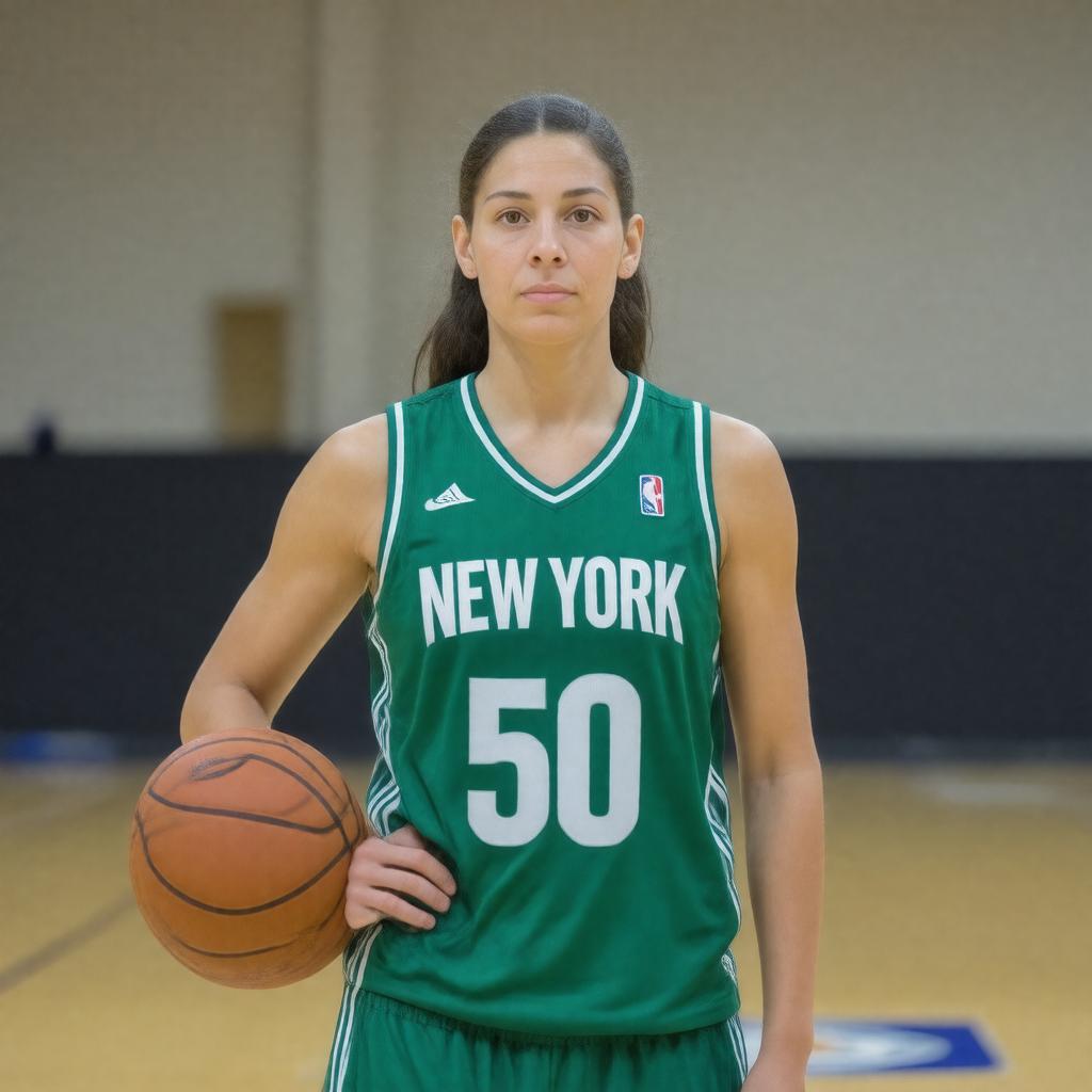 AI-created image of Rebecca Lobo