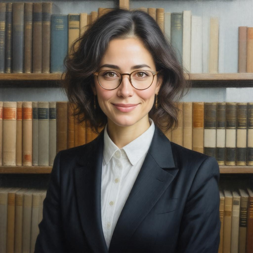 Click to view larger image AI-created image of Rebecca T. Alpert