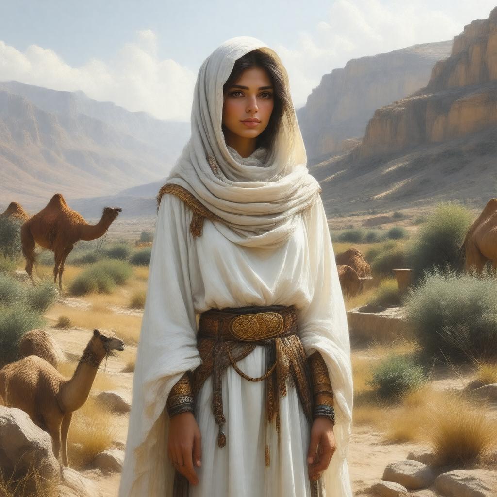 Click to view larger image AI-created image of Rebekah