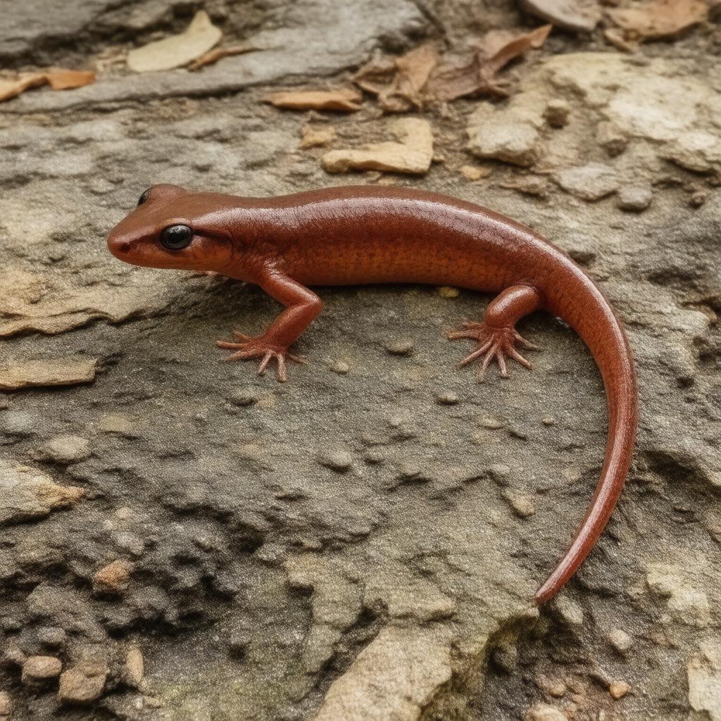AI-created image of Red-backed salamander