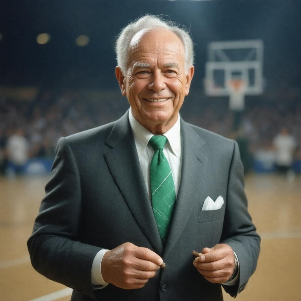 AI-created image of Red Auerbach