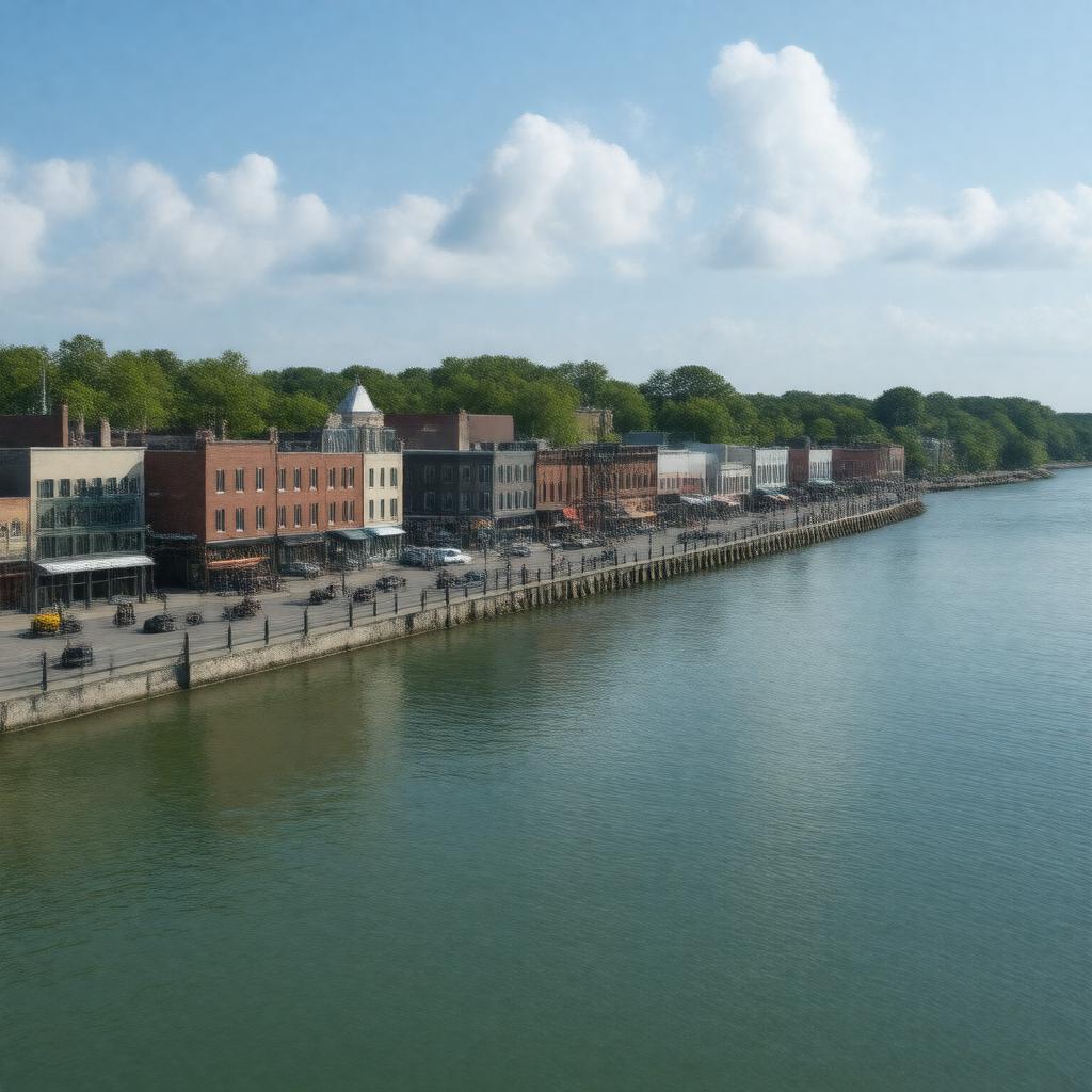 AI-created image of Red Bank, New Jersey