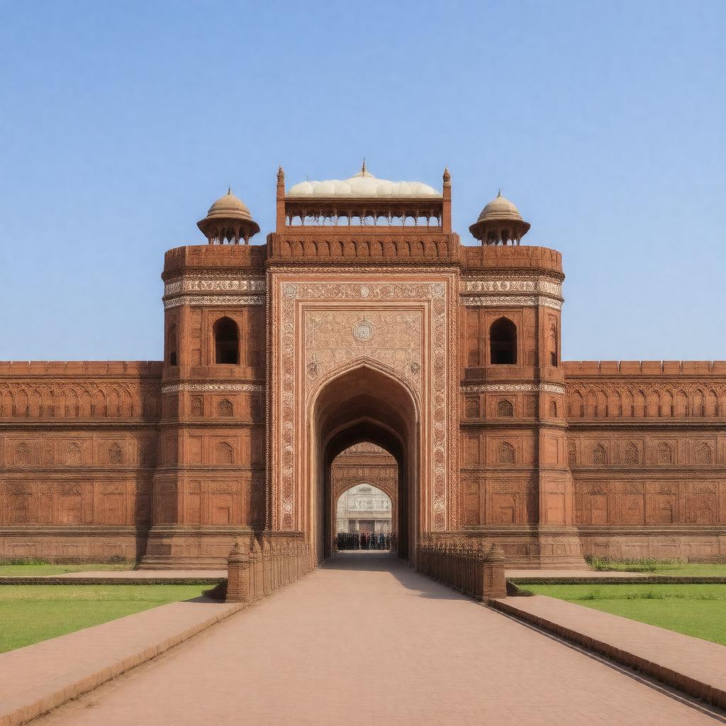 AI-created image of Red Fort