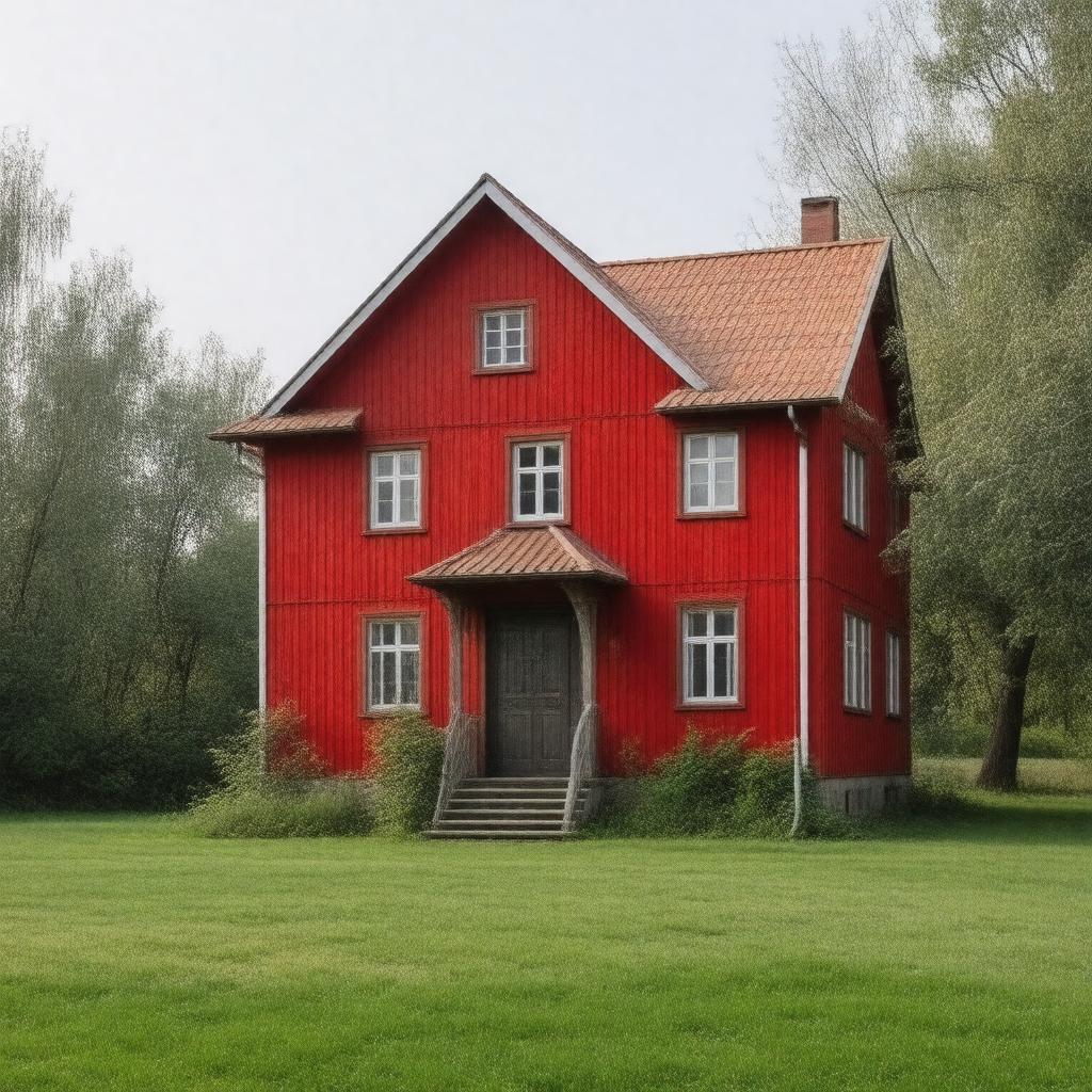 AI-created image of Red House