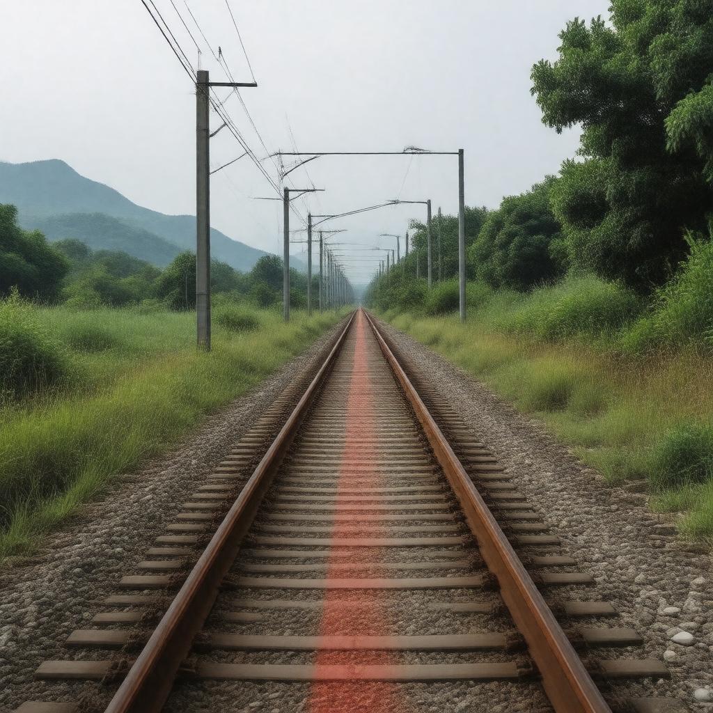 Click to view larger image AI-created image of Red Line