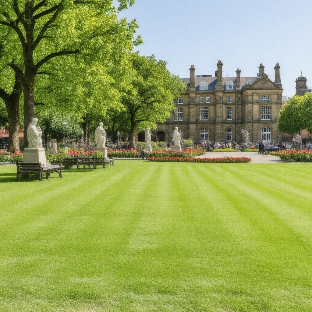 AI-created image of Red Lion Square Gardens