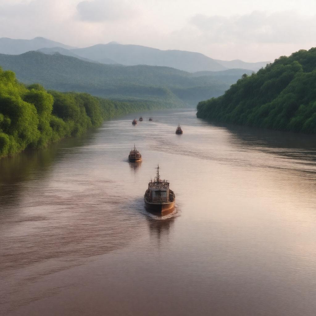 AI-created image of Red River