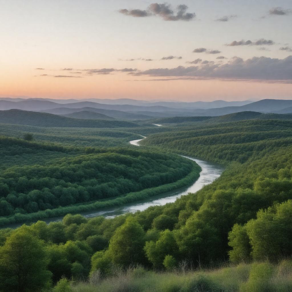 AI-created image of Red River County, Texas, United States