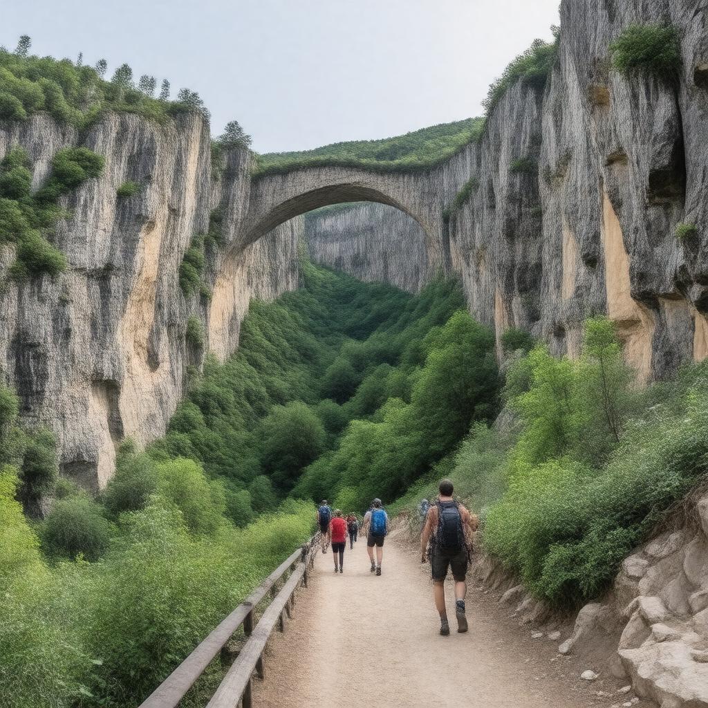 AI-created image of Red River Gorge