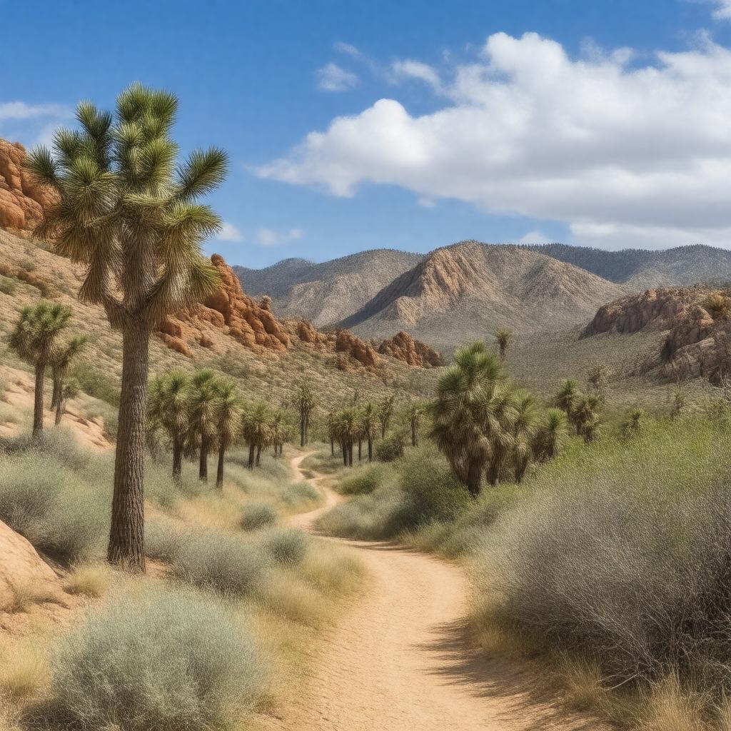 AI-created image of Red Rock Canyon State Park