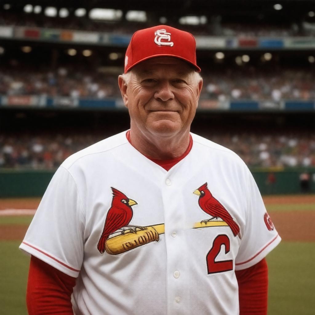 AI-created image of Red Schoendienst