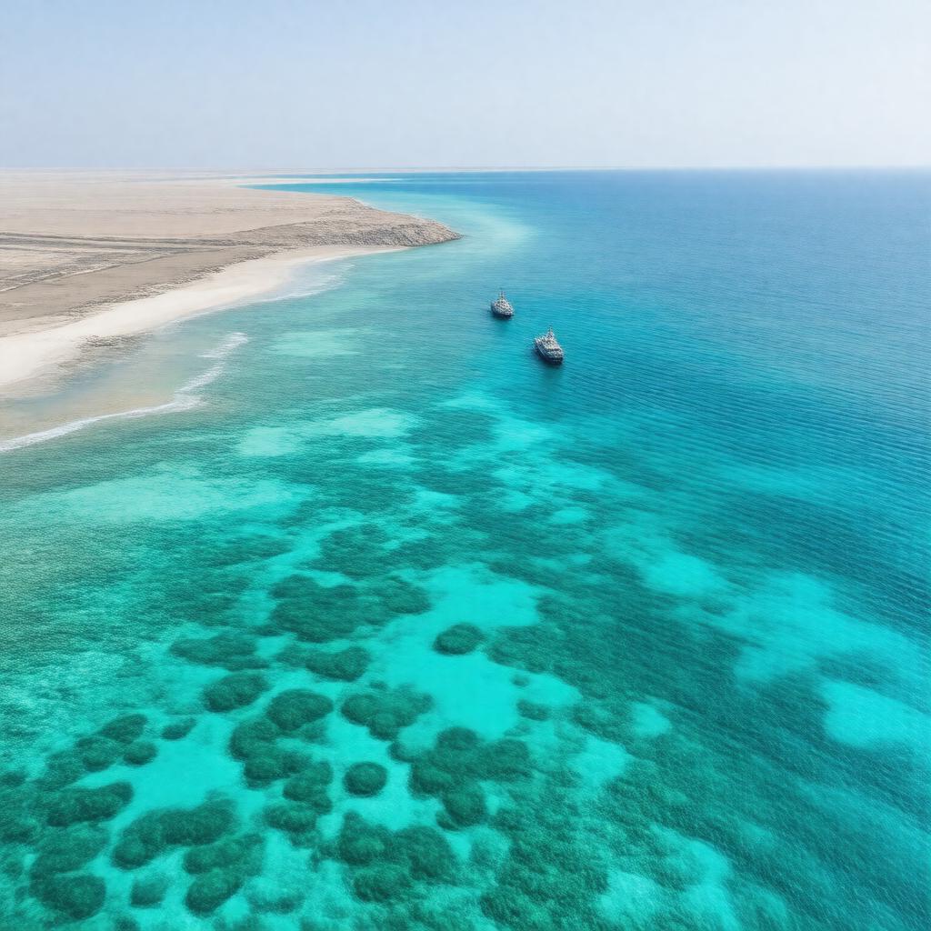AI-created image of Red Sea