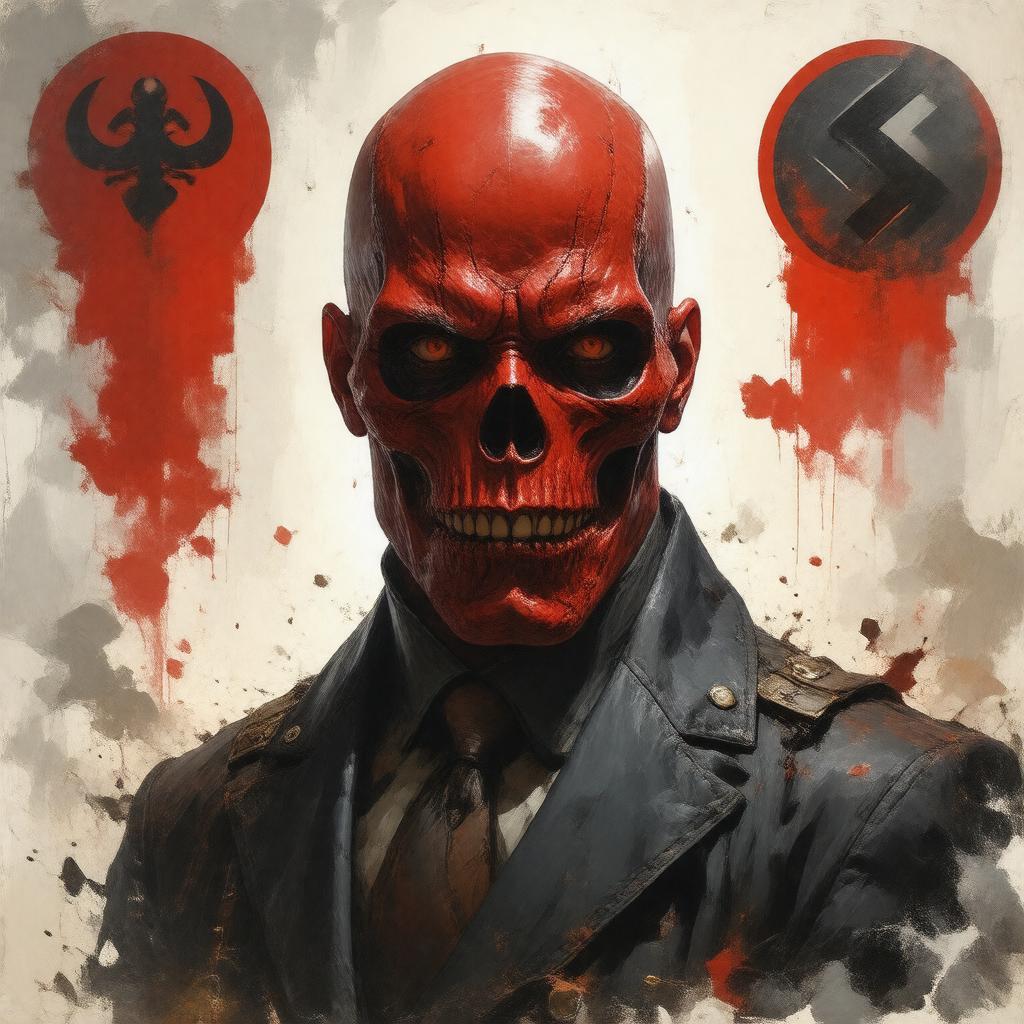 AI-created image of Red Skull