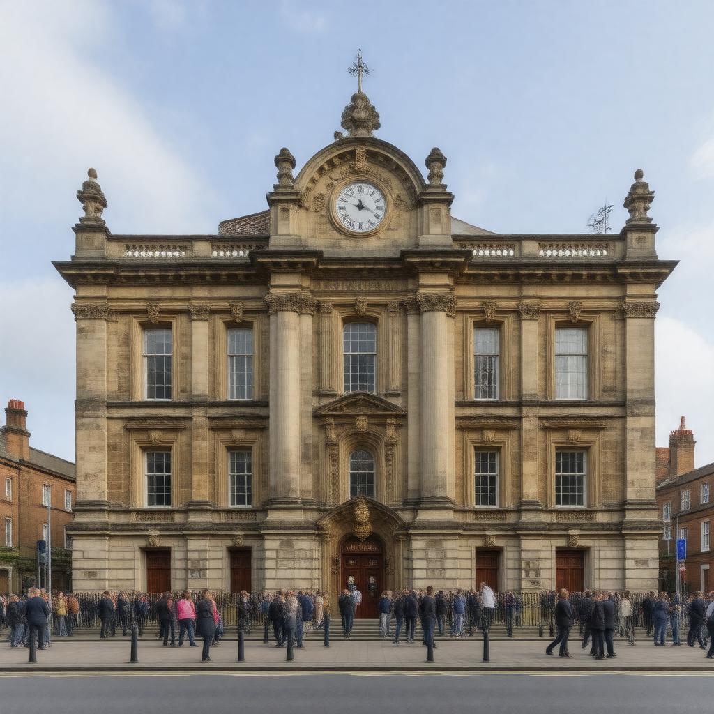 Click to view larger image AI-created image of Redbridge Town Hall