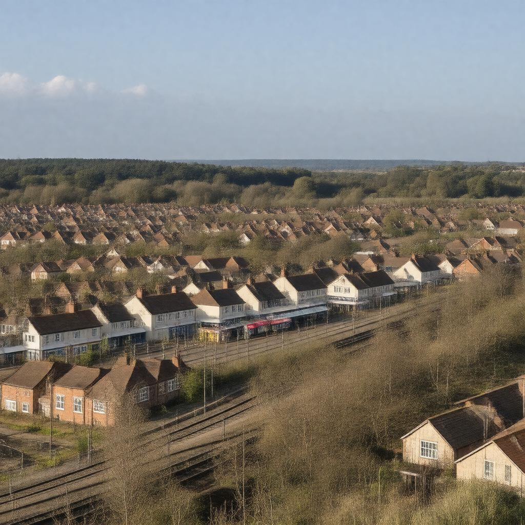 AI-created image of Redditch