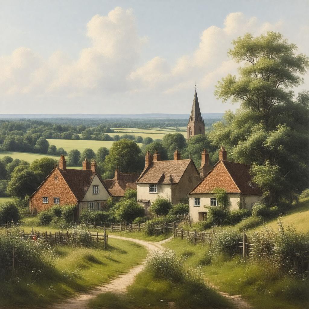 AI-created image of Redgrave, Suffolk