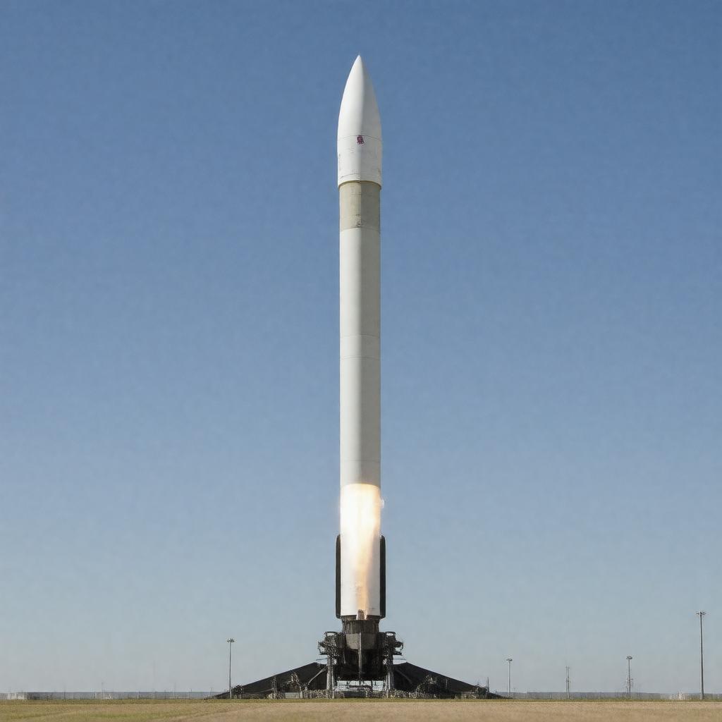 AI-created image of Redstone rocket
