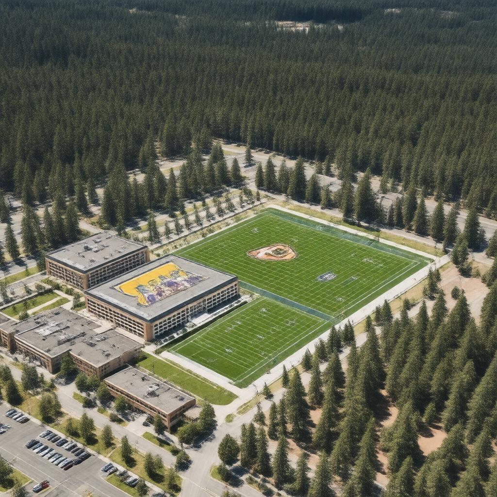 Click to view larger image AI-created image of Redwood High School