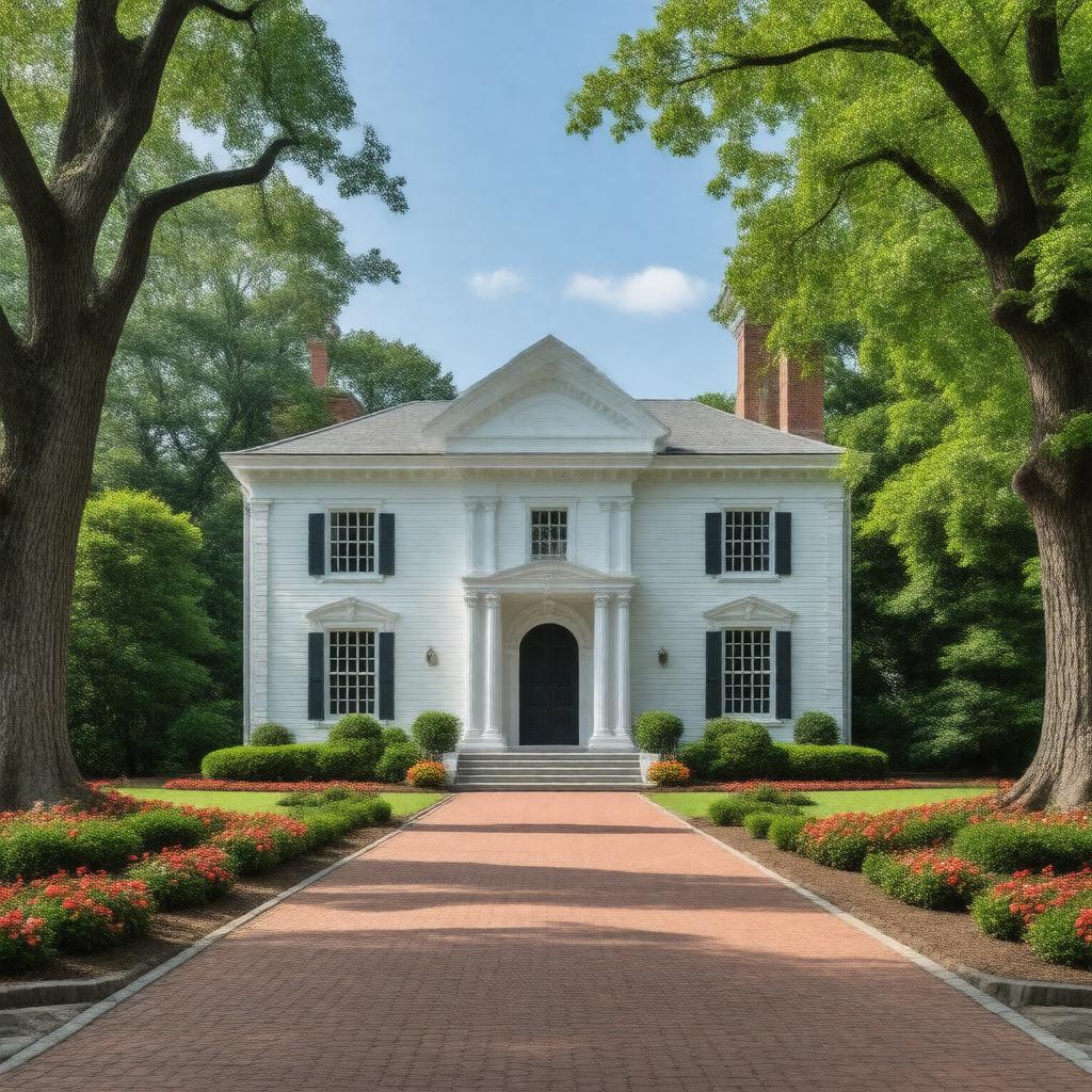 AI-created image of Redwood Library and Athenaeum