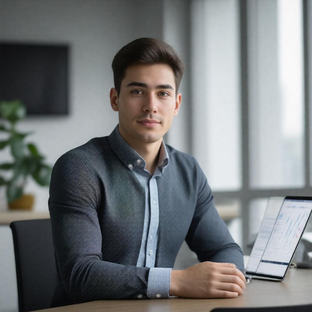 Click to view larger image AI-created image of Reed Jobs