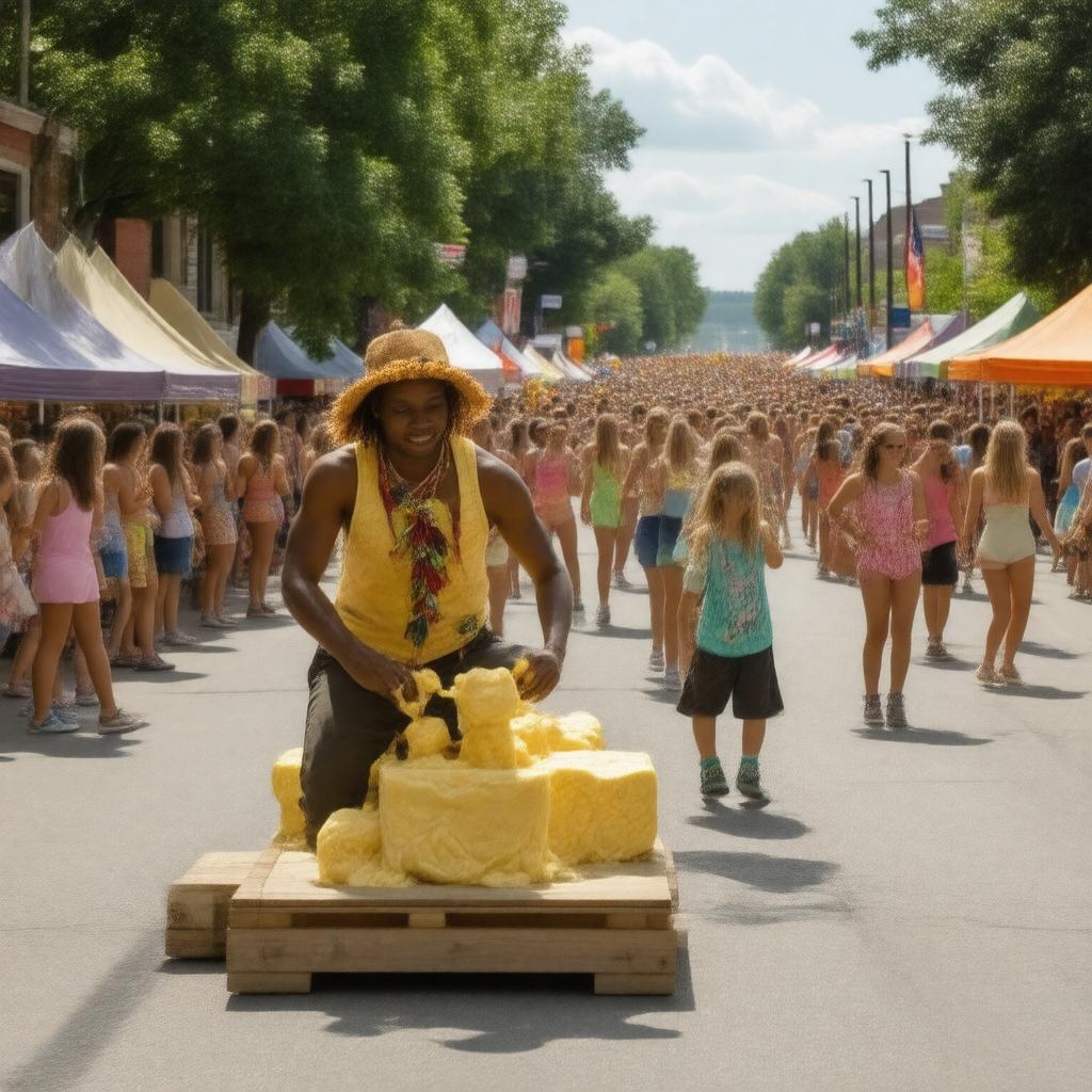 Click to view larger image AI-created image of Reedsburg Butter Festival