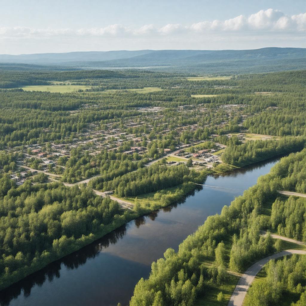 AI-created image of Reedsburg, Wisconsin, United States