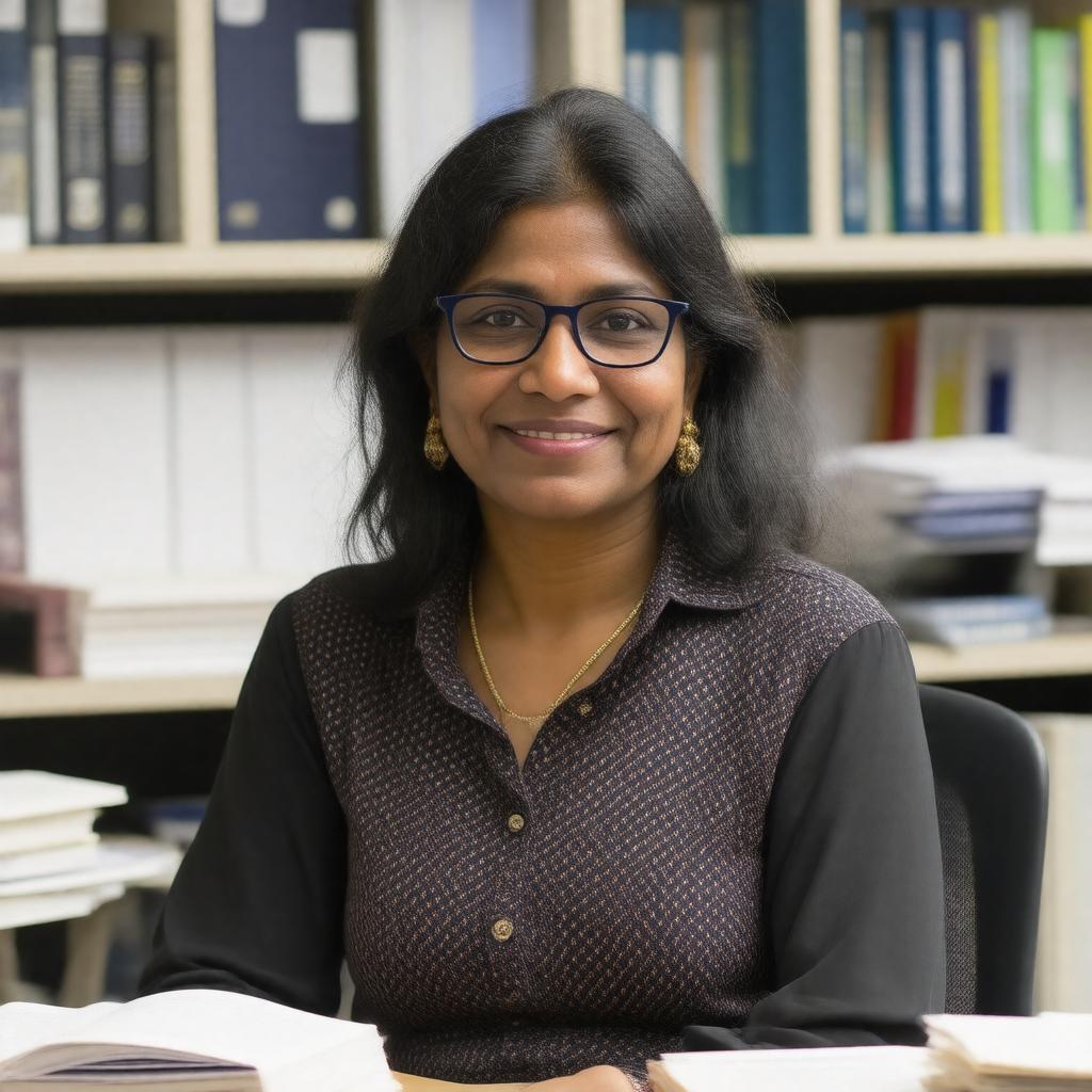 AI-created image of Reetika Khera