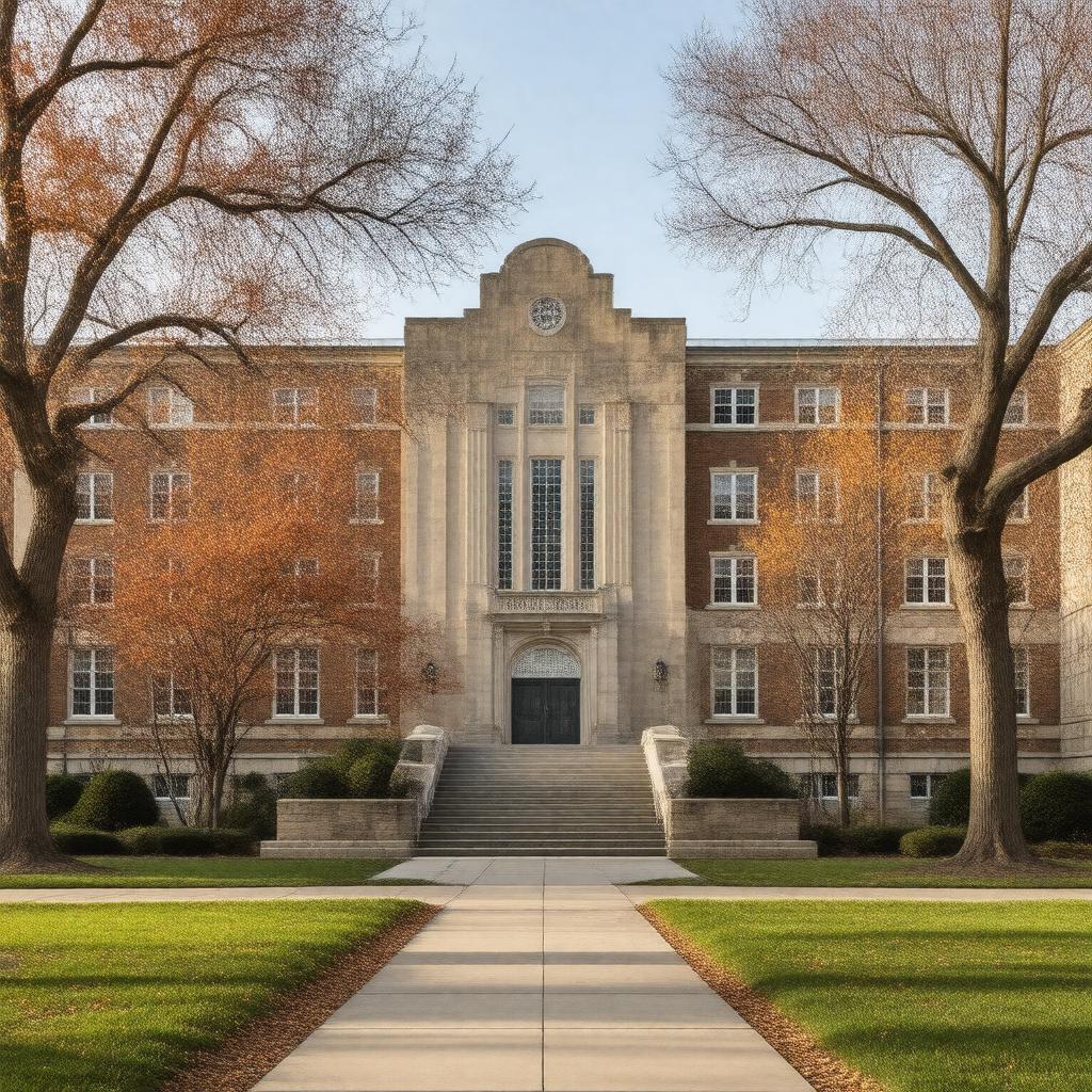 AI-created image of Reference Hall