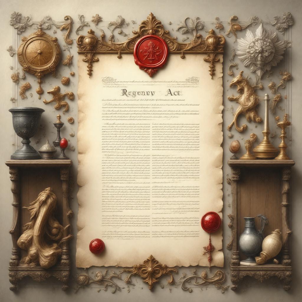 Click to view larger image AI-created image of Regency Act 1811