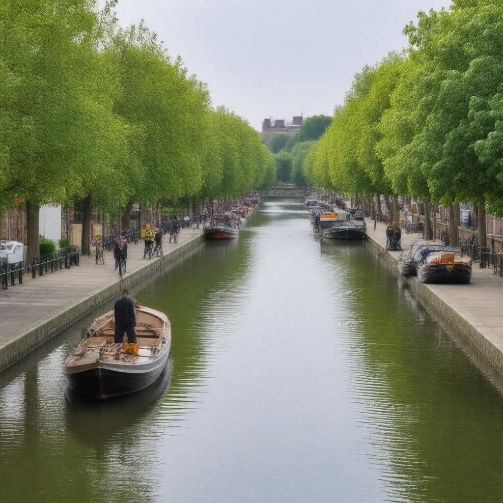 AI-created image of Regent's Canal