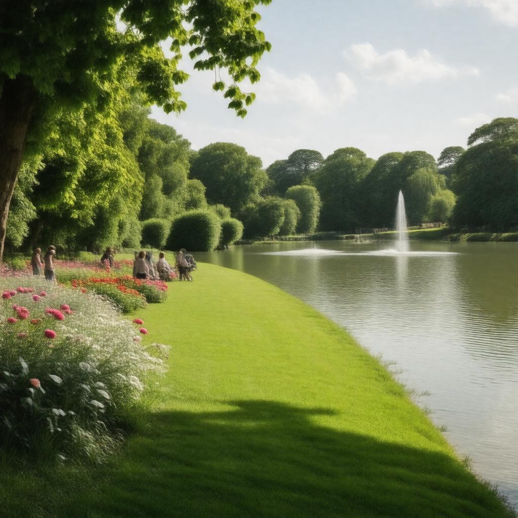 AI-created image of Regent's Park, London